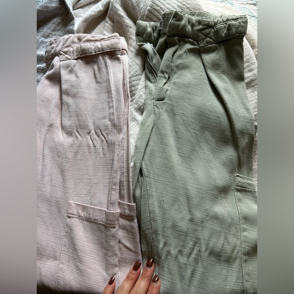 Zara girls cargo pants bundle size 8 and 9